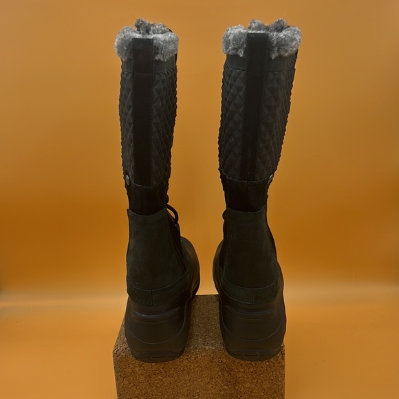 The North Face Black Shellista Tall Primaloft warm faux fur winter snow boots 11 - Picture 6 of 10